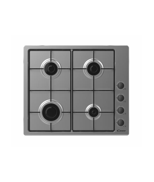 Pliidiplaat Candy, CHW6LBX, Gas, Number of burners/cooking zones 4, Rotary knobs, Stainless steel
