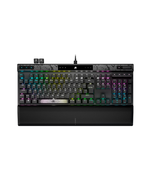 Corsair, MGX Switch, Gaming Keyboard, K70 MAX RGB, Gaming keyboard, Wired, RGB LED light, NA, Black, Magnetic-Mechanical Corsair, MGX Switch, Gaming Keyboard, K70 MAX RGB, Gaming keyboard, Wired, RGB LED light, NA, Black, Magnetic-Mechanical
