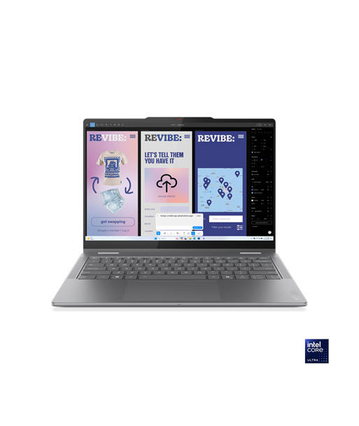 Lenovo Yoga 7 2-in-1 14ILL10, Luna Grey, 14", OLED, Touchscreen, WUXGA, 1920 x 1200 pixels, Glossy, Intel Core Ultra 5, 226V Lenovo Yoga 7 2-in-1 14ILL10, Luna Grey, 14", OLED, Touchscreen, WUXGA, 1920 x 1200 pixels, Glossy, Intel Core Ultra 5, 226V