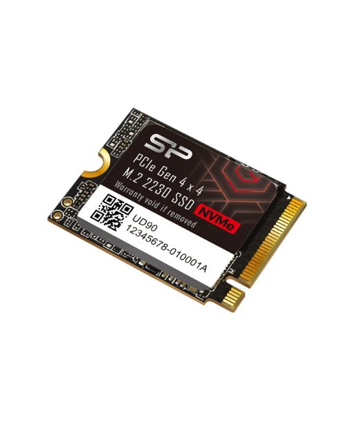 Silicon Power SSD, UD90 2230, 1000 GB, Solid-state drive interface PCIe Gen 4x4, Read speed 4900 MB/s, Write speed 3200 MB/s