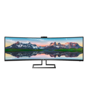 Philips, SuperWide curved LCD display, 499P9H/00, 48.8", VA, Dual QHD, 32:9, 70 Hz, 5 ms, 5120 x 1440 pixels, 450 cd/m²