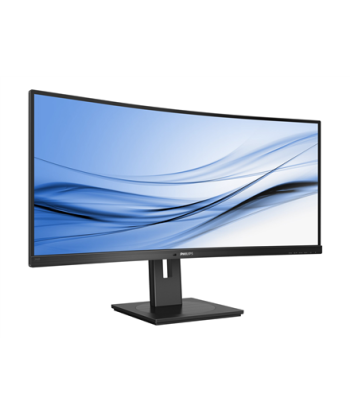 Philips, B Line, 346B1C/00, 34", VA, WQHD, 21:9, 100 Hz, 5 ms, 3440 x 1440, 300 cd/m², HDMI ports quantity 1, Black, Warranty