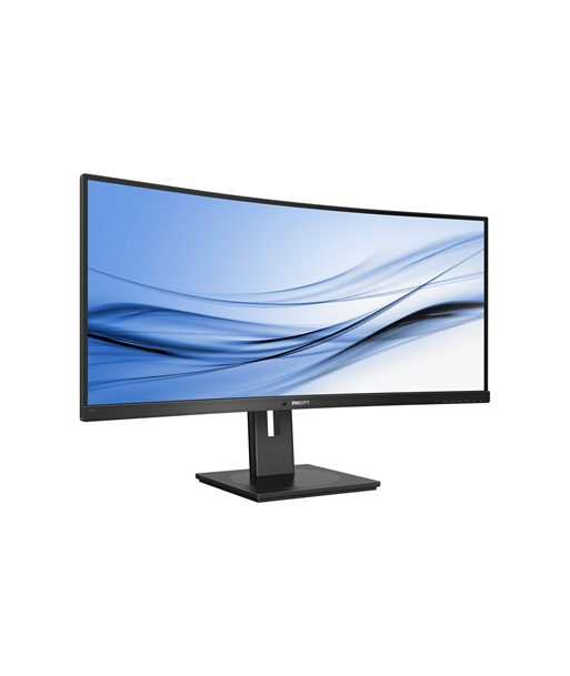 Philips, B Line, 346B1C/00, 34", VA, WQHD, 21:9, 100 Hz, 5 ms, 3440 x 1440, 300 cd/m², HDMI ports quantity 1, Black, Warranty