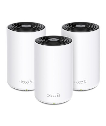 Pääsupunkt (AP) Wireless Router TP-LINK Wireless / Router 3-pack 5400 Mbps Mesh Wi-Fi 6e 3x10/100/1000M Number of antennas 4