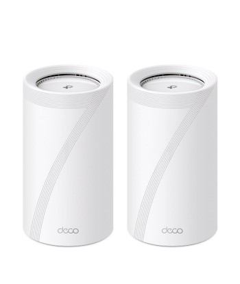 Wireless Router TP-LINK Wireless Router 19000 Mbps Mesh Wi-Fi 7 2x2.5GbE 1x10GbE 1xSPF+ DHCP DECOBE85(2-PACK)