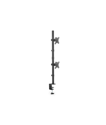Digitus Desk Mount, DA-90438, Adjustable Height, Rotate, Tilt, Swivel, 17-32", Maximum weight (capacity) 2x8 kg, Black