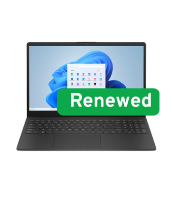 HP, RENEW Grade A++, Laptop 15‑fd0000ny (97X13EA), 15.6″ Full HD IPS Anti‑glare Display, Intel Processor N100, 4 GB, 128 GB
