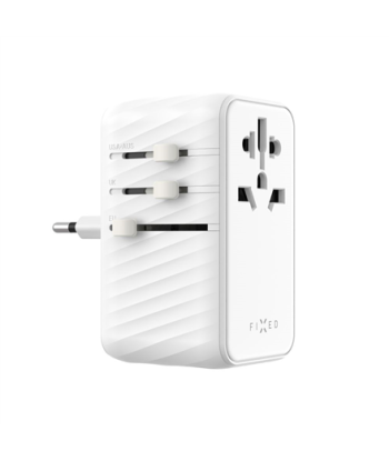 Fixed | Voyager 85W travel adapter for EU, UK and USA/AUS, with 4xUSB-C and 1xUSB output | Adapter