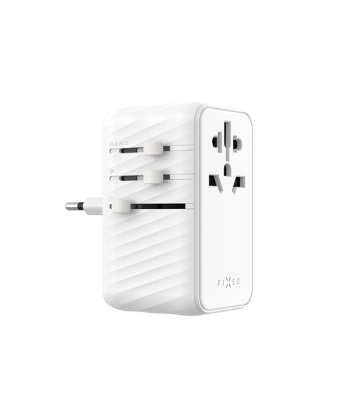 Fixed | Voyager 85W travel adapter for EU, UK and USA/AUS, with 4xUSB-C and 1xUSB output | Adapter Fixed | Voyager 85W travel adapter for EU, UK and USA/AUS, with 4xUSB-C and 1xUSB output | Adapter