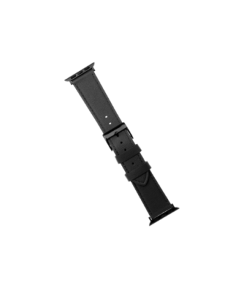 Fixed, Strap for Apple Watch 42/44/45/46/49mm, Black, Leather