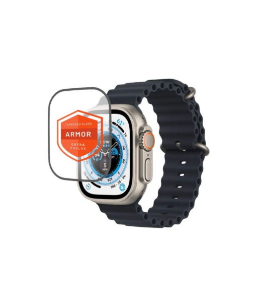 Fixed | Armor Tempered Glass for Apple Watch Ultra 49mm/Ultra 2 49mm | Black Fixed | Armor Tempered Glass for Apple Watch Ultra 49mm/Ultra 2 49mm | Black