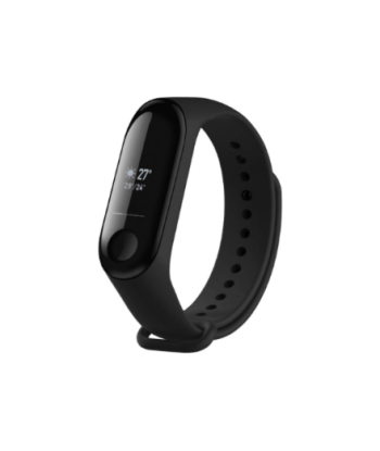 Fixed | Silicone Strap for Xiaomi Mi Band 3/4 | Black