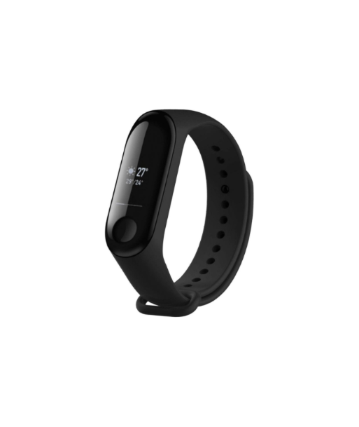 Fixed | Silicone Strap for Xiaomi Mi Band 3/4 | Black