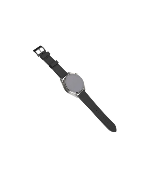 Fixed | Leather Strap with Quick Release 20mm for Smartwatch | Black
