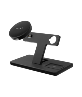 Fixed | MagPowerstation 3-in-1 wireless charging stand with MagSafe mount support | FIXMPOS-BK