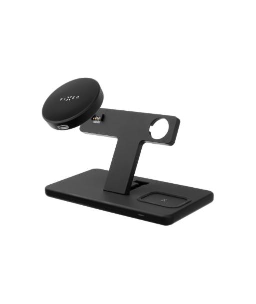 Fixed | MagPowerstation 3-in-1 wireless charging stand with MagSafe mount support | FIXMPOS-BK