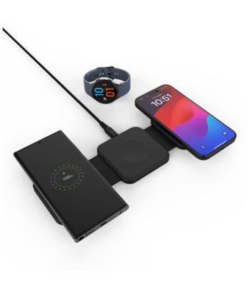 Fixed | Wireless Foldable Charger 3in1 Flex for Samsung | FIXFLE-SA-BK