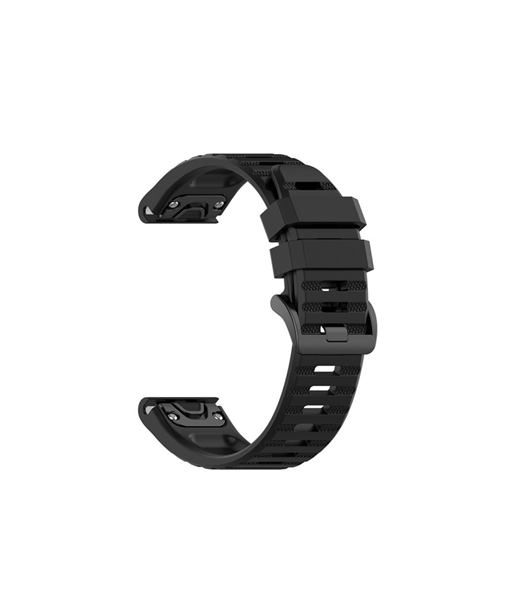 Fixed | Silicone Strap for Garmin QuickFit 22mm | Black