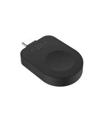 Fixed USB-C Charging Adapter for Apple Watch compatible with Powerstation Uni, Black