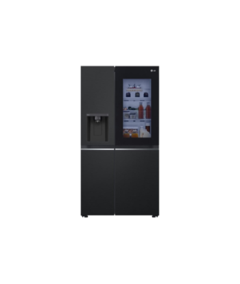 Холодильник LG GSGV81EPLL, Free-standing, Side by Side, E, Height 1.79 m, Net fridge 416 L, Net freezer 219 L, Black | LG