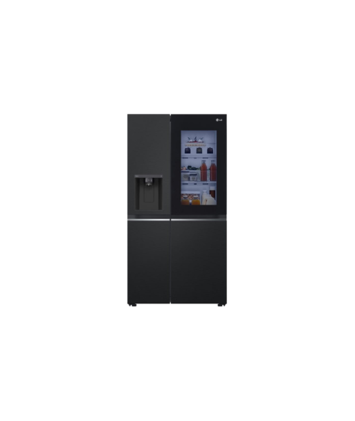 Külmik LG GSGV81EPLL, Free-standing, Side by Side, E, Height 1.79 m, Net fridge 416 L, Net freezer 219 L, Black | LG