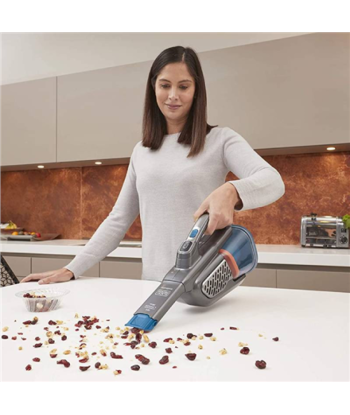 BLACK & DECKER, BHHV520BF-QW, Cordless operating, Handstick, 18 V, Blue/Gray