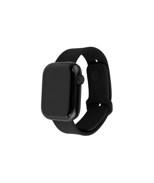 Fixed, Sporty Strap Set for Apple Watch 42/44/45mm, 170-235 mm, Black, Silicone Fixed, Sporty Strap Set for Apple Watch 42/44/45mm, 170-235 mm, Black, Silicone