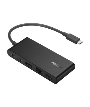 Asus Dual 4K USB-C Dock DC201, Ethernet LAN (RJ-45) ports 1, USB 3.0 (3.1 Gen 1) Type-C ports quantity 3, HDMI ports quantity 1