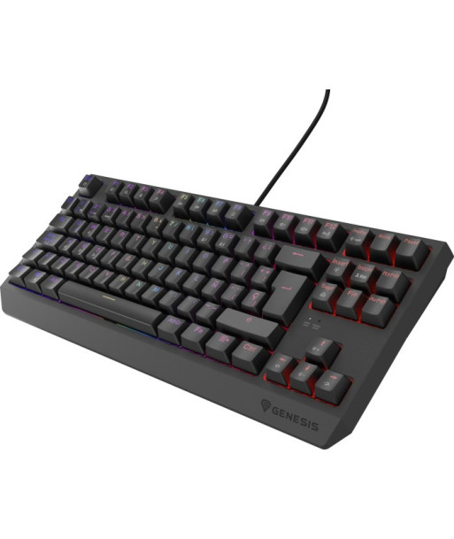 Genesis THOR 230 TKL, Wired, US, Black, USB Type-A, Linear