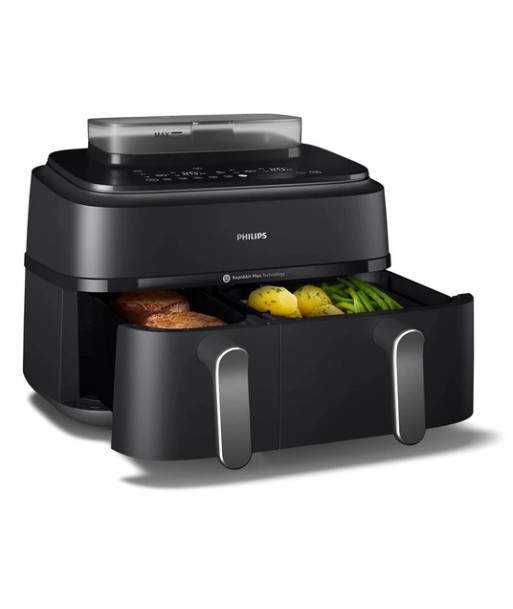 Philips NA551/00 Kahekordse korviga Airfryer – 5000 seeria, 9L, 2750W, Must