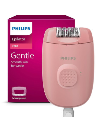 Philips Epilator, BRE227/00 Series 2000, Number of power levels 1, Pink