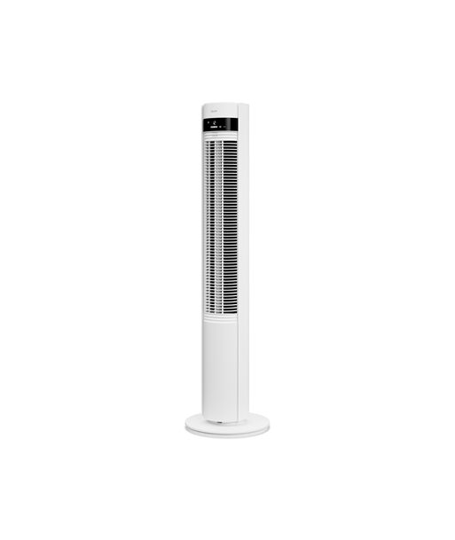 Duux Elevate Tower Fan – 12 Speeds, Oscillating, White