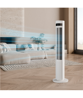 Duux Elevate Torniventilaator – 12 kiirust, Õõtsuv, Valge