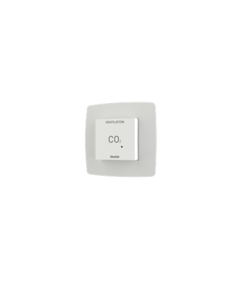 Duco CO2 Room sensor with command RF/Wired white