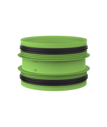 Duco Connection piece with joint D180-D180 (M/M)