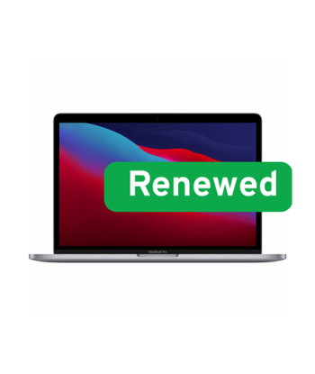 Apple, RENEW Grade A, MacBook Pro 13″ A2338, 13.3" Retina Display, Apple M1, 8 GB unified memory, 512 GB SSD, Apple 8-core GPU