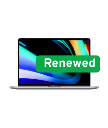 Apple, RENEW Grade A, MacBook Pro 16″ A2141, 16.0" Retina Display, Intel Core i9-9980HK, 32 GB memory, 1 TB SSD, AMD Radeon