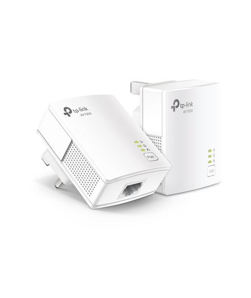 TP-LINK, Gigabit Powerline Starter Kit, TL-PA7017 KIT, 10/100/1000 Mbit/s, Ethernet LAN (RJ-45) ports 1, No Wi-Fi, Data TP-LINK, Gigabit Powerline Starter Kit, TL-PA7017 KIT, 10/100/1000 Mbit/s, Ethernet LAN (RJ-45) ports 1, No Wi-Fi, Data