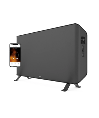 Konvektsioon küttepaneel Duux, Edge 2000 Smart, 2000 W, Suitable for rooms up to 30 m², Gray, IP24