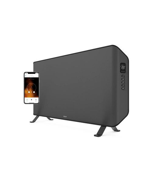 Konvektsioon küttepaneel Duux, Edge 2000 Smart, 2000 W, Suitable for rooms up to 30 m², Gray, IP24
