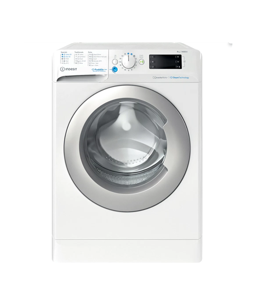Стиральная машина INDESIT, BWE 91496X WSV EE, Energy efficiency class A, Front loading, Washing capacity 9 kg, 1400 RPM Стиральная машина INDESIT, BWE 91496X WSV EE, Energy efficiency class A, Front loading, Washing capacity 9 kg, 1400 RPM