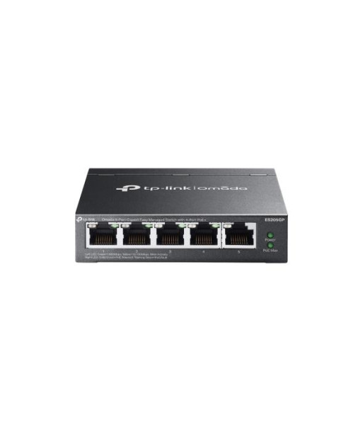 Switch TP-LINK Desktop/pedestal 5x10Base-T / 100Base-TX / 1000Base-T PoE ports 4 ES205GP Switch TP-LINK Desktop/pedestal 5x10Base-T / 100Base-TX / 1000Base-T PoE ports 4 ES205GP