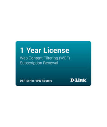 D-LINK DSR-250-WCF-12-LIC, Dynamic Web Content Filtering Electronic License | D-Link