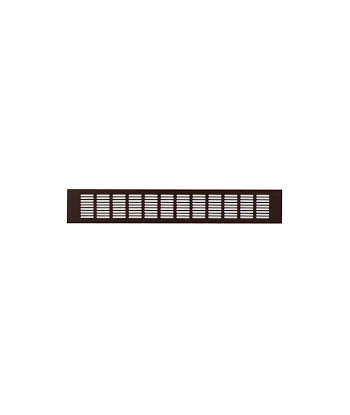 ALUMIN. VENT. GRILLE, 80X500MM, BRONZE