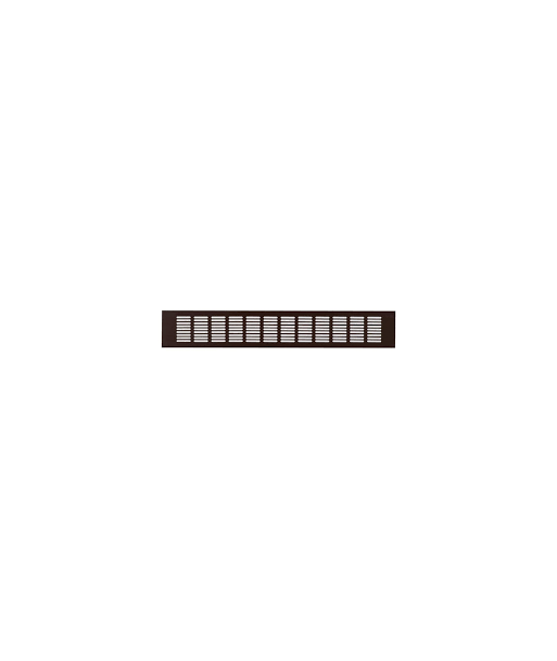 ALUMIN. VENT. GRILLE, 80X500MM, BRONZE
