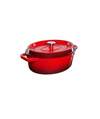 OVAL POT WITH A LID. 5.6L CAPACITY