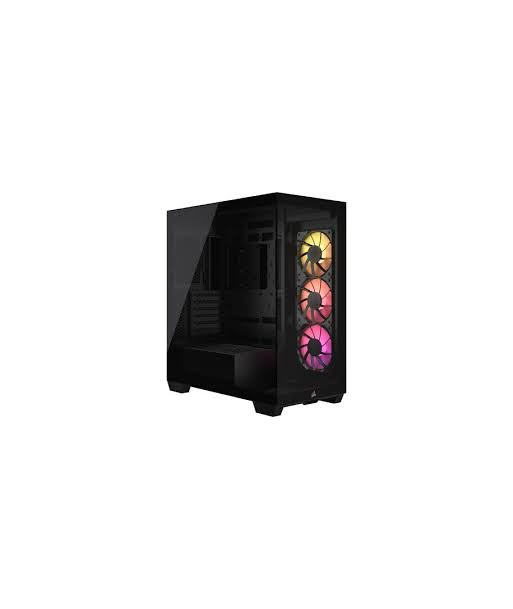 Corsair PC Case, 3500X ARGB, Black, Mid-Tower, Power supply included No, ATX
