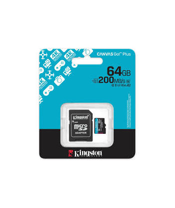 Kingston Canvas Go! Plus Gen4    64GB Micro-SDXC+ ADAP