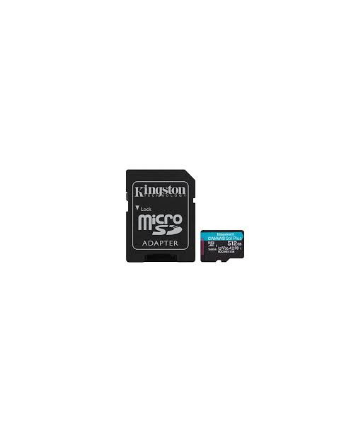 Kingston Canvas Go! Plus Gen4 512GB Micro-SDXC+ ADAP Kingston Canvas Go! Plus Gen4 512GB Micro-SDXC+ ADAP