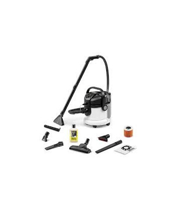 Kärcher SE 4 Plus pihustiga ekstraktsioonipuhasti – märg/kuiv, auto ja tekstiil, 1000W, valge, 7.6 kg